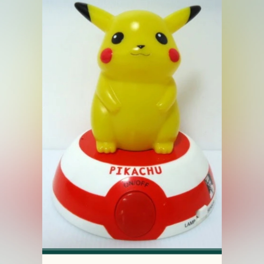 Vintage Pokémon Pocket Monster Voice Activated Control Pikachu Light